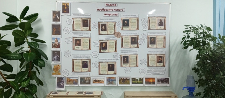 Предметная неделя, посвящённая музыке и живописи.