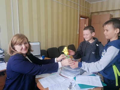 Акция "8 марта в каждый дом"..